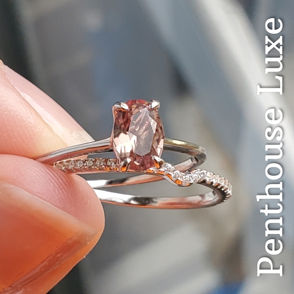 REAL Color Changing Zultanite Sterling Silver Ring Set - Picture 2 of 11